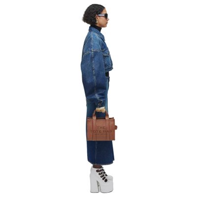 THE LEATHER SMALL TOTE BAG